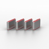 Lindy 40437 clip sicura USB tipo-C Rosa 10 pz, Sicurezza rosso, USB tipo-C, Rosa, 10 pz, 10 g
