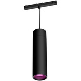 Philips Hue Lampadario cilindrico Perifo Nero, Philips Hue White and Color ambiance Lampadario cilindrico Perifo, Luce a sospensione intelligente, Bluetooth/Zigbee, Nero, LED integrato, Metallo, Multi