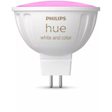 Philips Hue MR16 - faretto connesso, Lampada a LED Philips Hue White and Color ambiance MR16 - faretto connesso, Lampadina intelligente, Bluetooth/Zigbee, Bianco, LED, GU5.3, MR16
