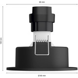 Philips Hue Spot da incasso White & Color Ambiance Centura, Luce LED Nero