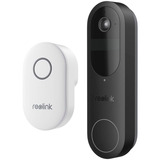 Reolink D340B sistema per video-citofono 4 MP Nero, Campanello per porte 4 MP, 2048 x 2048 Pixel, CMOS, 25,4 / 3,11 mm (1 / 3.11"), 15 fps, 180°