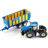 SIKU FARMER New Holland con rimorchio per insilato, Veicolo modello 