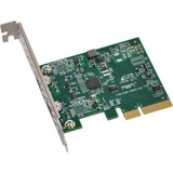 Sonnet USB3C-2PM-E scheda di interfaccia e adattatore Interno USB 3.2 Gen 1 (3.1 Gen 1), Controller USB PCIe, USB 3.2 Gen 1 (3.1 Gen 1), A basso profilo, PCI 3.0, ASMedia 1142, Windows 10, Windows 10 Education, Windows 10 Education x64, Windows 10 Enterprise, Windows 10...