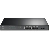 TP-Link TL-SG1218MPE Gestito L2 Gigabit Ethernet (10/100/1000) Supporto Power over Ethernet (PoE) 1U Nero, Interruttore Gestito, L2, Gigabit Ethernet (10/100/1000), Supporto Power over Ethernet (PoE), Montaggio rack, 1U