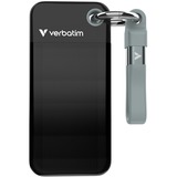 Verbatim Pocket SSD 1 TB USB tipo-C 3.2 Gen 2 (3.1 Gen 2) Nero, Grigio, Disco a stato solido Nero/grigio, 1 TB, USB tipo-C, 3.2 Gen 2 (3.1 Gen 2), 1000 MB/s, 10 Gbit/s, Nero, Grigio