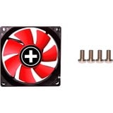 Xilence XPF80.R Case per computer Ventilatore 8 cm Nero, Rosso, Ventola Nero/Rosso, Ventilatore, 8 cm, 1500 Giri/min, 17 dB, 18,61 pdc/min, Nero, Rosso