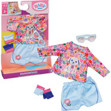 ZAPF Creation BABY born® Completo da bicicletta 43cm, Accessori della bambola BABY born Bike Outfit 43cm, Set di vestiti per bambola, 3 anno/i