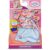 ZAPF Creation BABY born® Completo da bicicletta 43cm, Accessori della bambola BABY born Bike Outfit 43cm, Set di vestiti per bambola, 3 anno/i