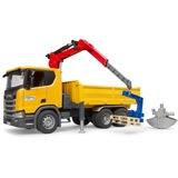 bruder Scania Super 560R camion da cantiere con gru e 2 pallet, Veicolo modello 