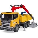 bruder Scania Super 560R camion da cantiere con gru e 2 pallet, Veicolo modello 