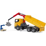 bruder Scania Super 560R camion da cantiere con gru e 2 pallet, Veicolo modello 