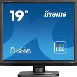 iiyama ProLite E1980S-B1 Monitor PC 48,3 cm (19") 1280 x 1024 Pixel VGA LED Nero, Monitor LED Nero (opaco), 48,3 cm (19"), 1280 x 1024 Pixel, VGA, LED, 3 ms, Nero