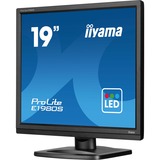 iiyama ProLite E1980S-B1 Monitor PC 48,3 cm (19") 1280 x 1024 Pixel VGA LED Nero, Monitor LED Nero (opaco), 48,3 cm (19"), 1280 x 1024 Pixel, VGA, LED, 3 ms, Nero