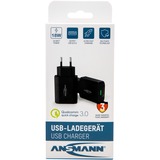 Ansmann Home Charger 130Q Nero Interno, Caricabatterie bianco, Interno, AC, 12 V, Nero