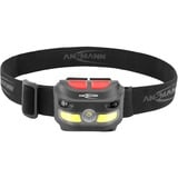 Ansmann Lampada frontale HD250RS, Luce LED Nero