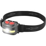 Ansmann Lampada frontale HD250RS, Luce LED Nero