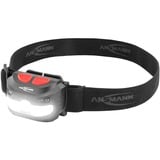 Ansmann Lampada frontale HD250RS, Luce LED Nero