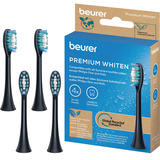 Beurer SC Testine di spazzola Premium Whiten Green Planet, Testina Nero