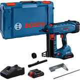 Bosch GNB 18V-40 Chiodatrice Batteria blu/Nero, Chiodatrice, Scomparto dritto, Nero, Blu, 1,3 cm, 4 cm, 96 dB