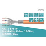 Digitus Cavo di posa professionale Cat.7 S/FTP simplex, B2ca arancione 
