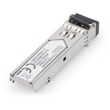 Digitus Modulo mini GBIC (SFP), 1,25 Gbps, 0,55 km, Ricetrasmettitore 1,25 Gbps, 0,55 km, Fibra ottica, SFP, LC, 50/125 µm, SX, 500 m