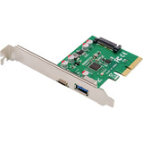 Digitus Scheda PCIe USB Tipo-C™ + USB A, Scheda di interfaccia 
