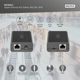 Digitus Splitter PoE Ethernet Gigabit, 802.3bt, 51 Watt Nero