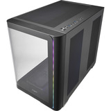 FSP M580-BA Midi Tower Nero, Chassis Tower Nero, Midi Tower, PC, Nero, ATX, micro ATX, Mini-ITX, Vetro, SPCC, Gaming