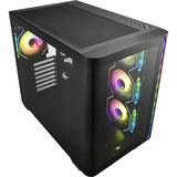 FSP M580-BA Midi Tower Nero, Chassis Tower Nero, Midi Tower, PC, Nero, ATX, micro ATX, Mini-ITX, Vetro, SPCC, Gaming