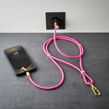 Intenso Cordino per cellulare e cavo di ricarica/dati neon-rosa