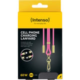 Intenso Cordino per cellulare e cavo di ricarica/dati neon-rosa