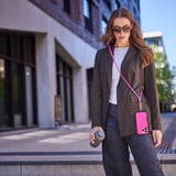 Intenso Cordino per cellulare e cavo di ricarica/dati neon-rosa