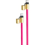 Intenso Cordino per cellulare e cavo di ricarica/dati neon-rosa
