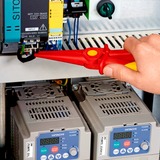 KNIPEX Pinza piatta rotonda in plastica, Pinza da presa rosso/Giallo