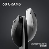 Logitech PRO X SUPERLIGHT 2, Mouse da gioco bianco