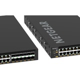 Netgear XSM4324 Gestito L3 10G Ethernet (100/1000/10000) 1U Nero, Interruttore Gestito, L3, 10G Ethernet (100/1000/10000), Full duplex, Montaggio rack, 1U