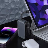 Nevox POWERBANK 10000mAh, cavo USB-C integrato grigio