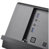 SilverStone GD10 HTPC Nero, Case HTPC Nero, HTPC, PC, Nero, ATX, CEB, uATX, Alluminio, Plastica, Acciaio, Lato