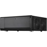 SilverStone GD10 HTPC Nero, Case HTPC Nero, HTPC, PC, Nero, ATX, CEB, uATX, Alluminio, Plastica, Acciaio, Lato