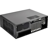SilverStone GD10 HTPC Nero, Case HTPC Nero, HTPC, PC, Nero, ATX, CEB, uATX, Alluminio, Plastica, Acciaio, Lato