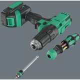 Wera Kraftform Kompakt 20 RA-R con borsa, Set di bit Nero/Verde