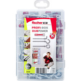 fischer Profi-Box DuoPower + gancio, Tassello grigio chiaro/Rosso