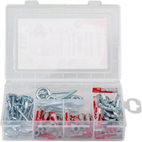 fischer Profi-Box DuoPower + gancio, Tassello grigio chiaro/Rosso