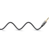 goobay Cavo adattatore audio Plus AUX 3,5mm jack > spina stereo Cinch Nero/Argento