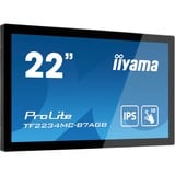 ProLite TF2234MC-B7AGB Monitor PC 54,6 cm (21.5") 1920 x 1080 Pixel Full HD LED Touch screen Multi utente Nero, Public Display