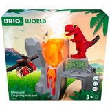 BRIO Vulcano dei Dinosauri del Mondo con Funzione di Eruzione, Ferrovia 