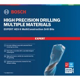 Bosch 2 608 900 585 punta per trapano Set di punte per trapano 5 pz, Drill bit set Trapano, Set di punte per trapano, Cemento, Plastica, Piastrella morbida, Legno dolce, Acciaio, Attacco esagonale, 15 mm, 73 mm