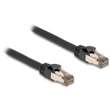 DeLOCK Cavo di rete RJ-45 Cat.6a U/FTP ultra flessibile Nero