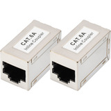 Digitus Accoppiatore modulare CAT 6A, schermato, 2 pezzi, Modulo di Keystone 