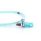 Digitus Cavo patch LWL, duplex, connettore LC > SC, multimodo OM3 turchese